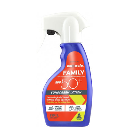 SPF 50+ Maxiblock Sprayable Sun Lotion - 250ml trigger pack