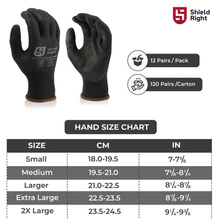 SKU: SR511 - Shield Right DuraFlex Sandy Nitrile Glove