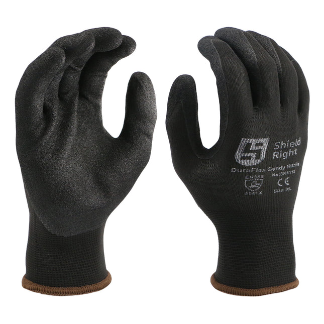 SKU: SR511 - Shield Right DuraFlex Sandy Nitrile Glove