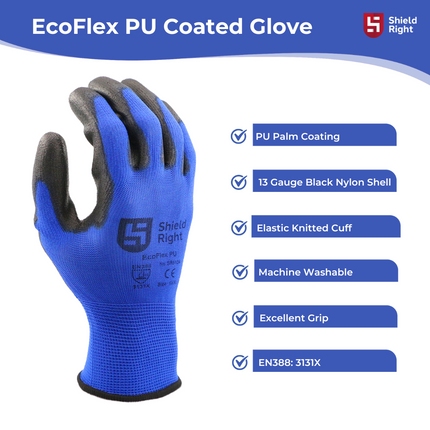 SKU: SR513 - Shield Right EcoFlex PU Glove