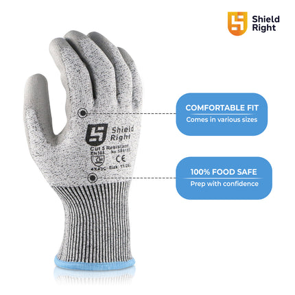 SKU: SR515 - Shield Right Cut 5 Resistant Gloves