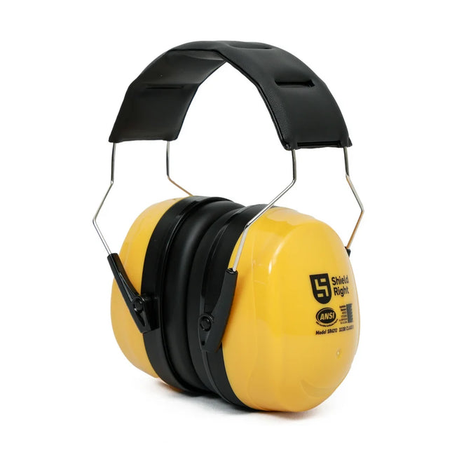 SKU: SR4212 - Shield Right Yellow Earmuffs - 29.5dB - Class 5