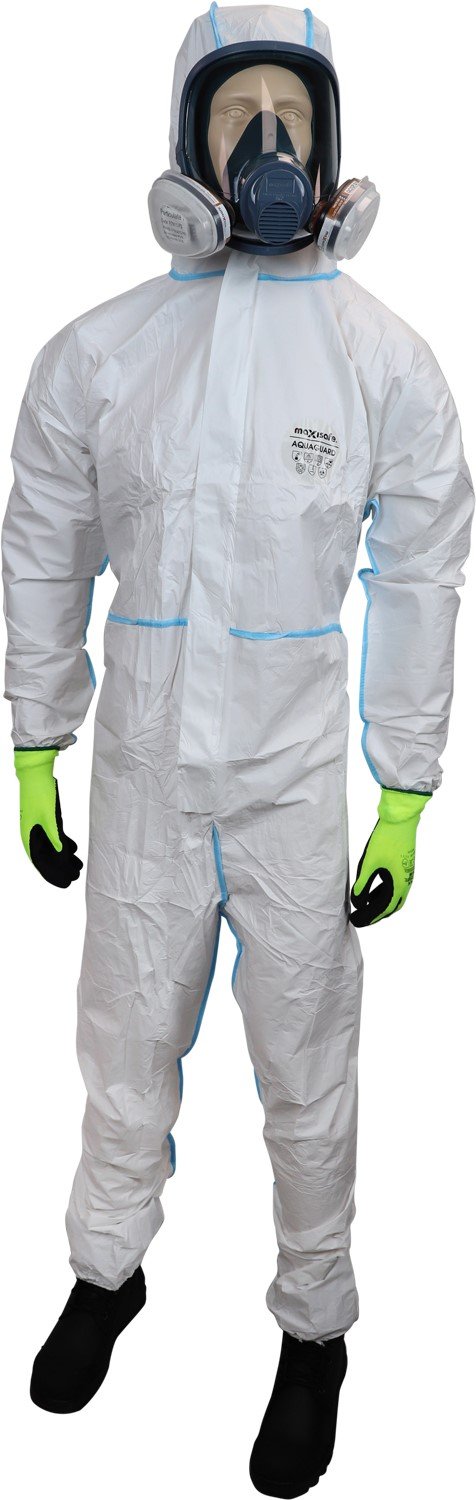 Aquaguard Sealed Seam Coverall, White - Type 4/5/6
