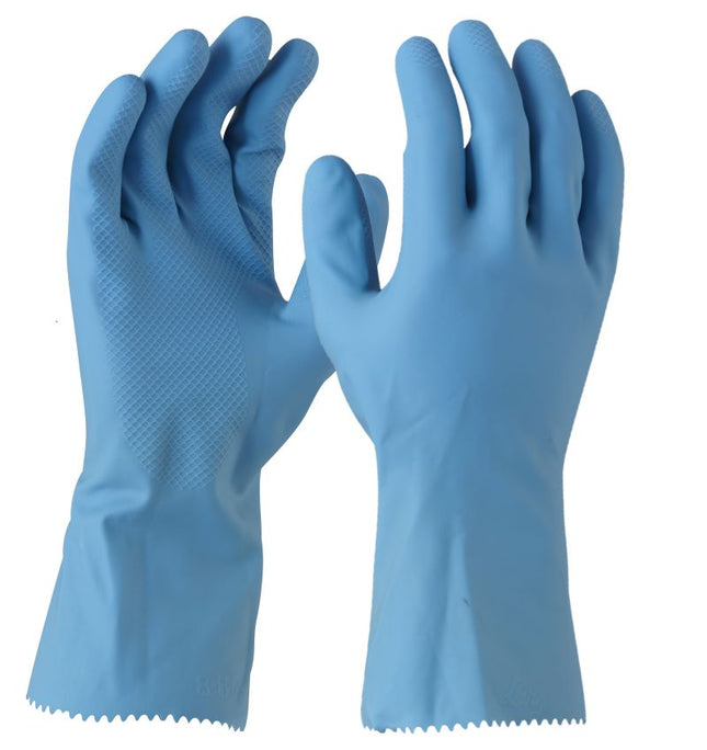 Blue Silverlined Glove