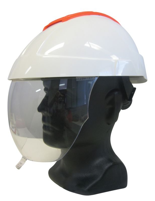 E-Man 4000 Helmet with clear visor & chinstrap