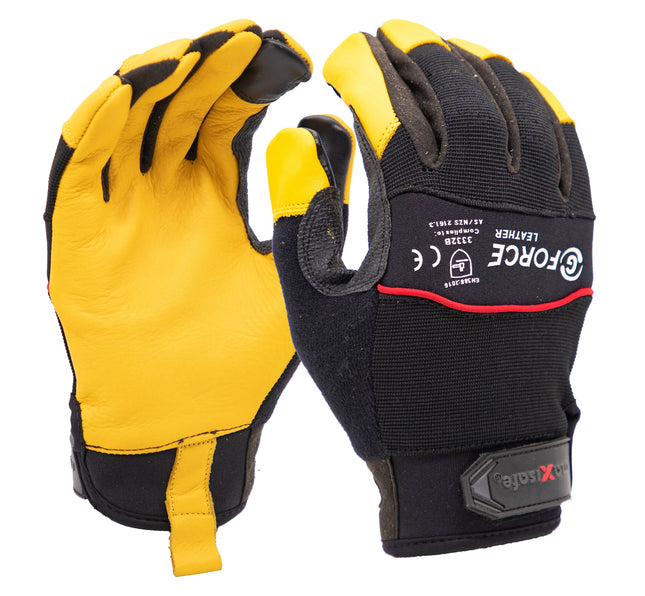 G-Force Leather Mechanics Glove