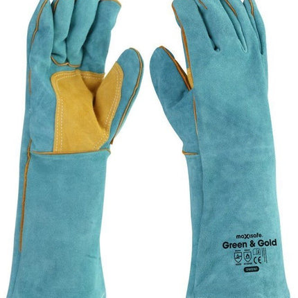 Green & Gold Welders Gauntlet