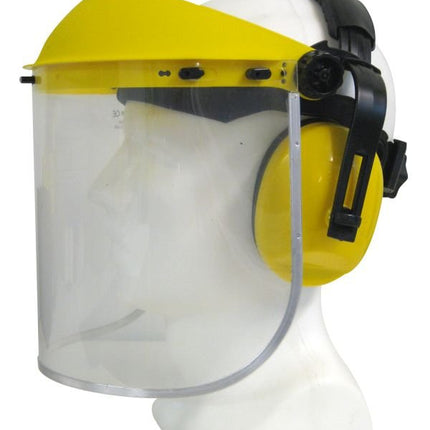 Maxisafe Clear Faceshield & Earmuff Assembly