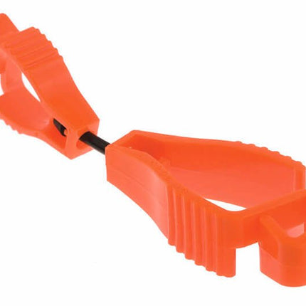 Maxisafe Croc Grip Glove Clip - Orange - MADE IN AUSTRALIA - MOQ 20