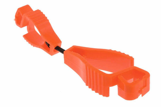 Maxisafe Croc Grip Glove Clip - Orange - MADE IN AUSTRALIA - MOQ 20