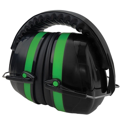 Maxisafe Folding Earmuff – Class 5 – Green