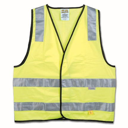 Maxisafe Hi-Vis Yellow Safety Vest (Class D/N)