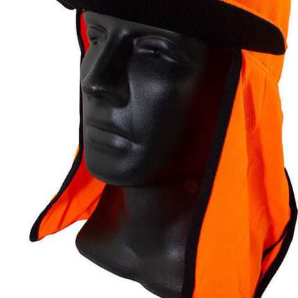Maxisafe Orange Cap with Neck Flap