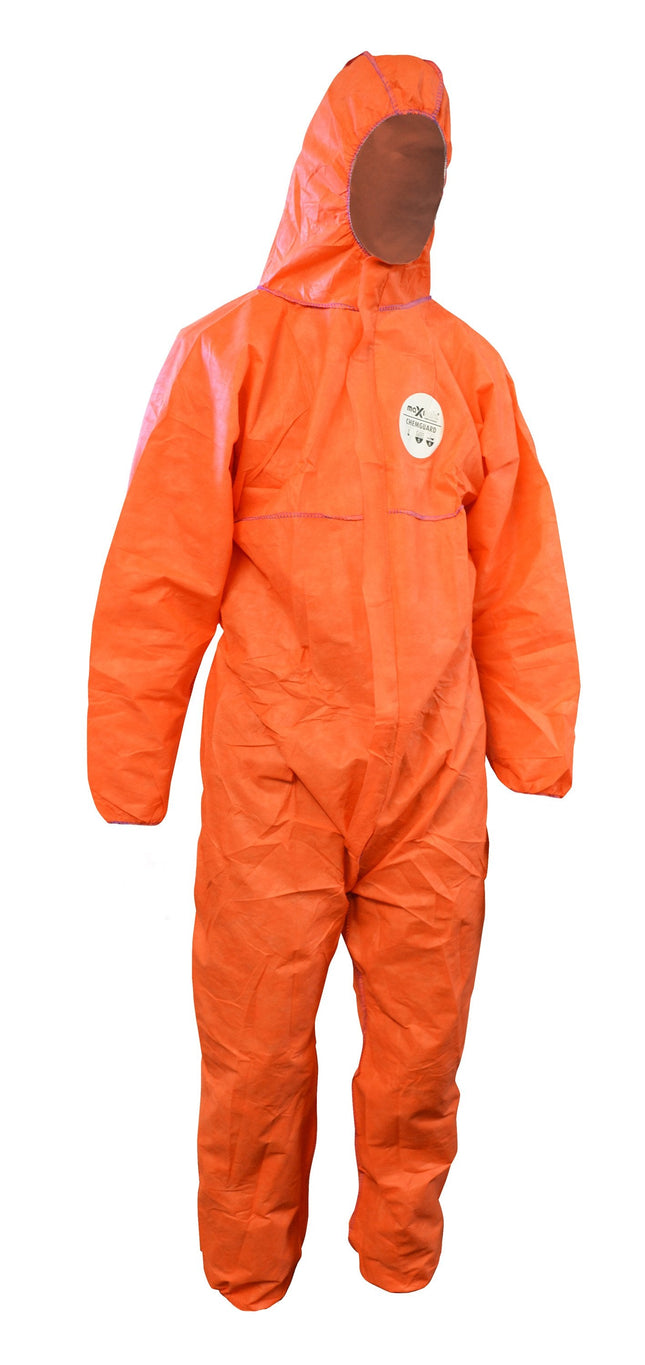 Chemguard SMS disposable coveralls - orange