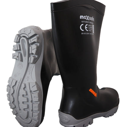 Maxisafe 'Shova' Non-Safety Gumboots - Black