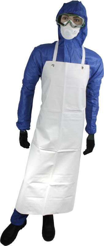 Maxisafe White PVC Reuseable Apron