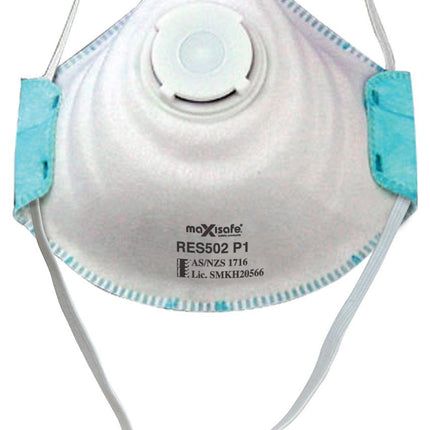 Maxisafe P1 respirator with valve, box of 10