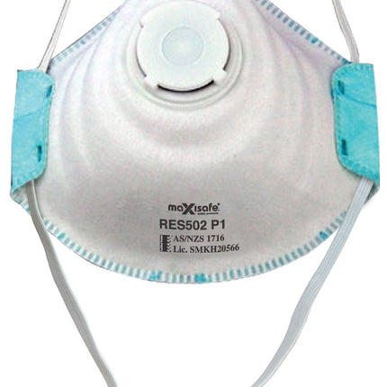 Maxisafe P1 respirator with valve, card of 3