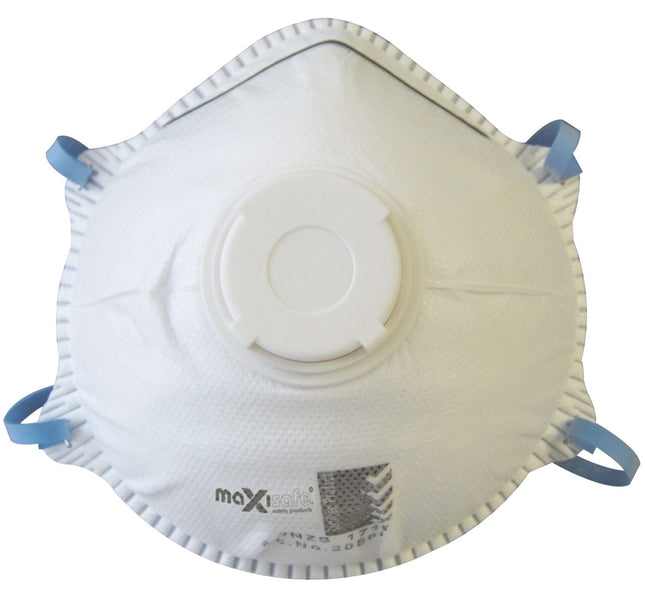 Maxisafe Conical P2 Respirator with Valve, box of 10