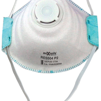 Maxisafe P2 Respirator with valve, card of 3
