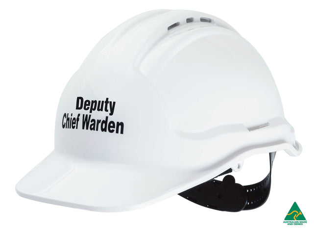 Tuffgard Hard Hat Deputy Chief Warden Kit - White