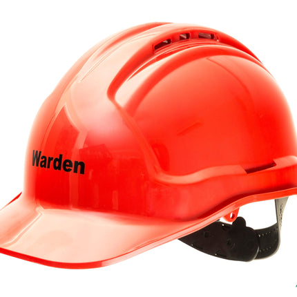 Tuffgard Hard Hat Warden Hat - Red