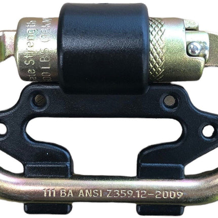 Maxisafe Twin Self-Retractable 2M lanyard w/ Carabiner & Aluminium Hook